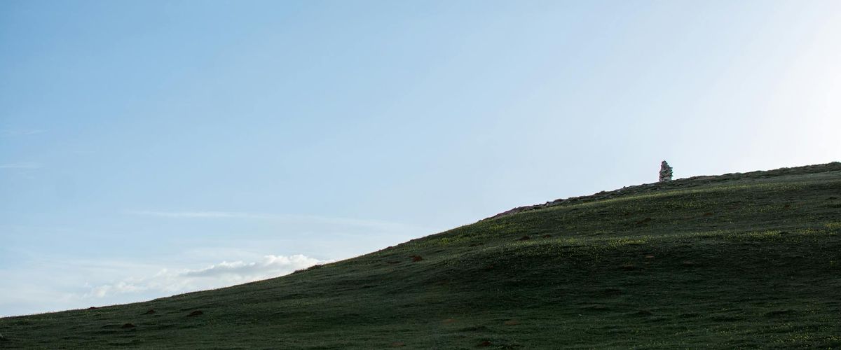 Wide view of a peaceful and minimalist practice space